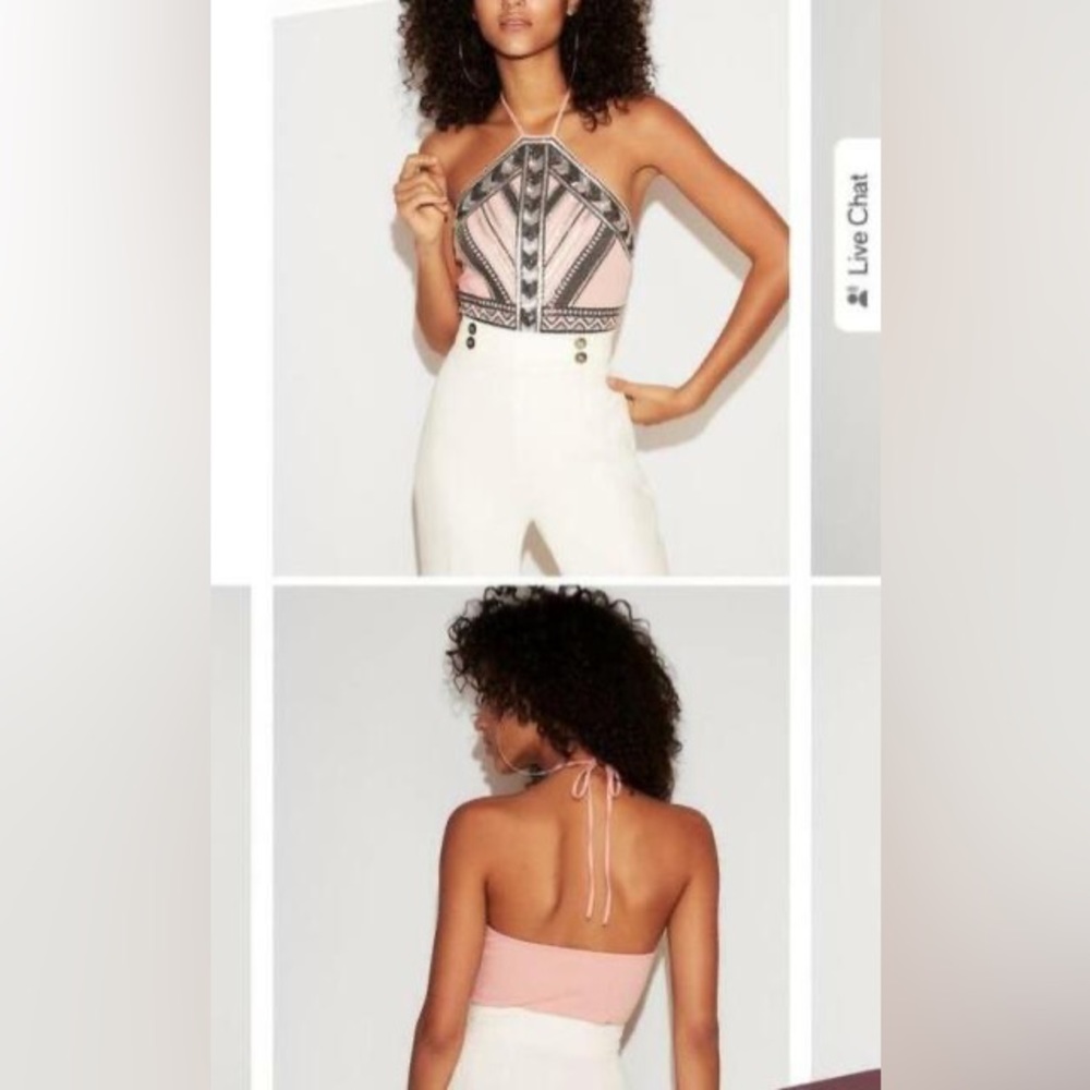 NWT beautiful halter bodysuit!